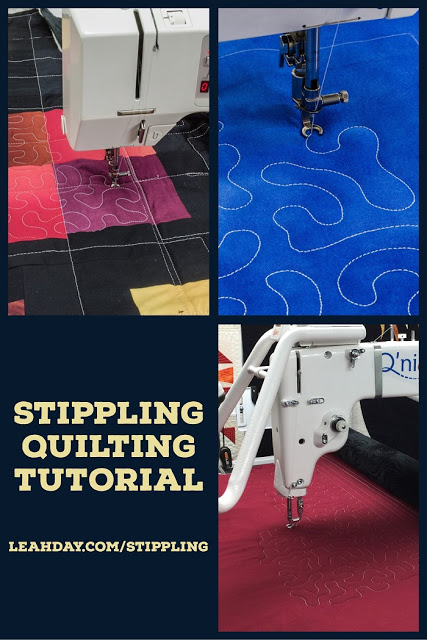 Learn how to quilt Stippling on a home machine and longarm